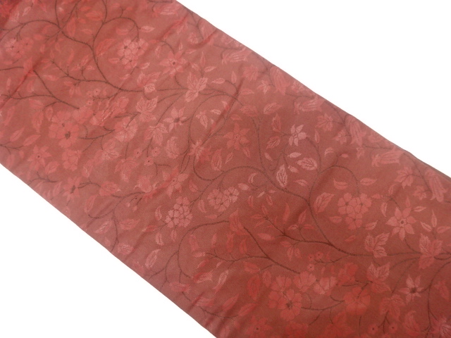 花唐草模様織り出し名古屋帯